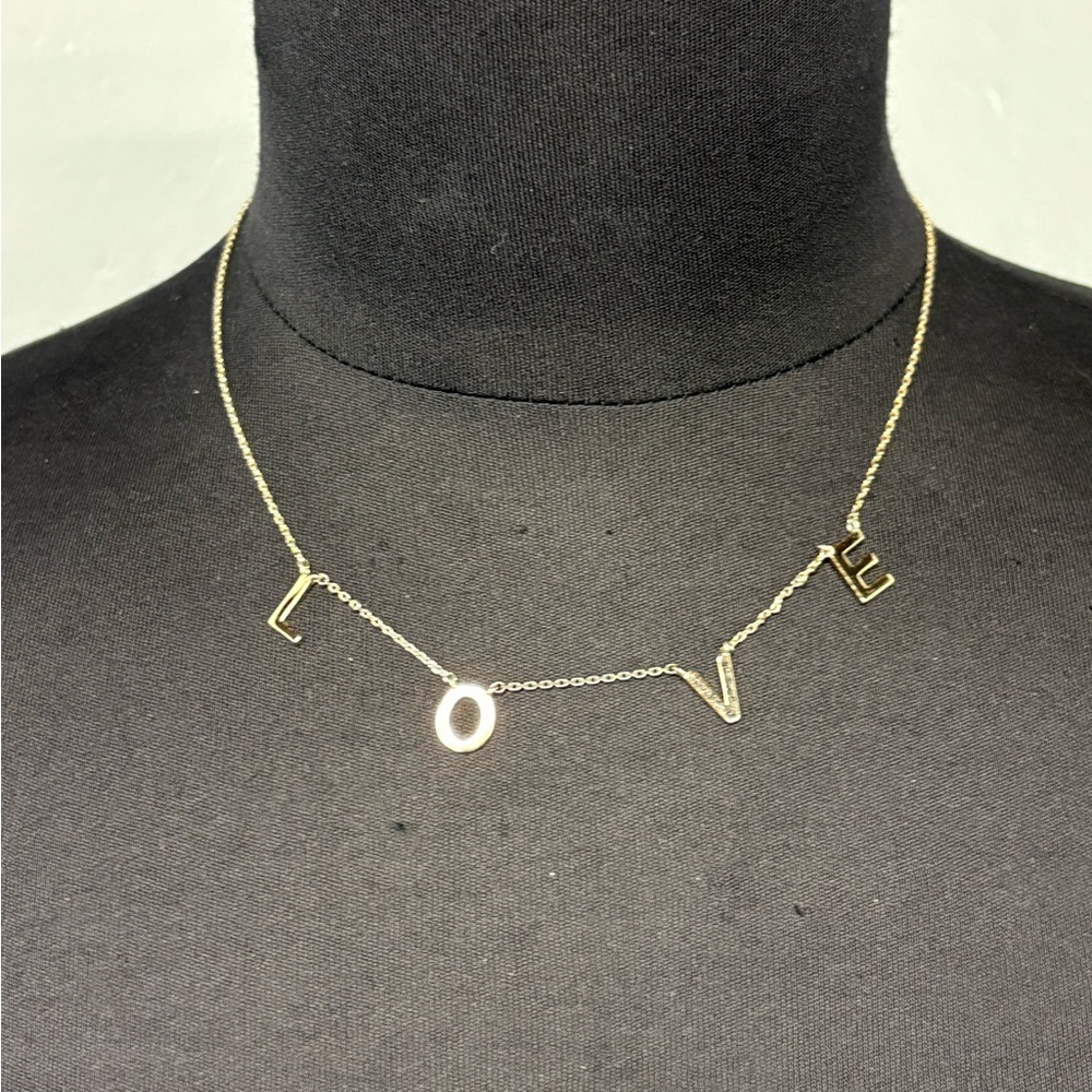 LOFT Outlet “LOVE” Necklace